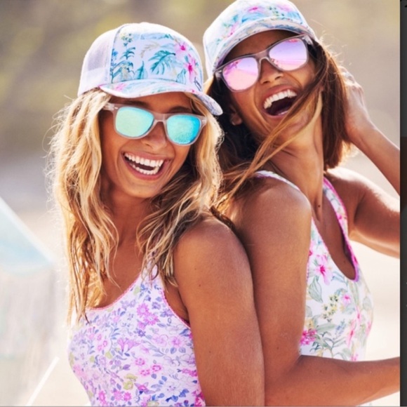 Hurleyx LoveShackFancy snapback white Aloha print RARE Hat. - Picture 6 of 9